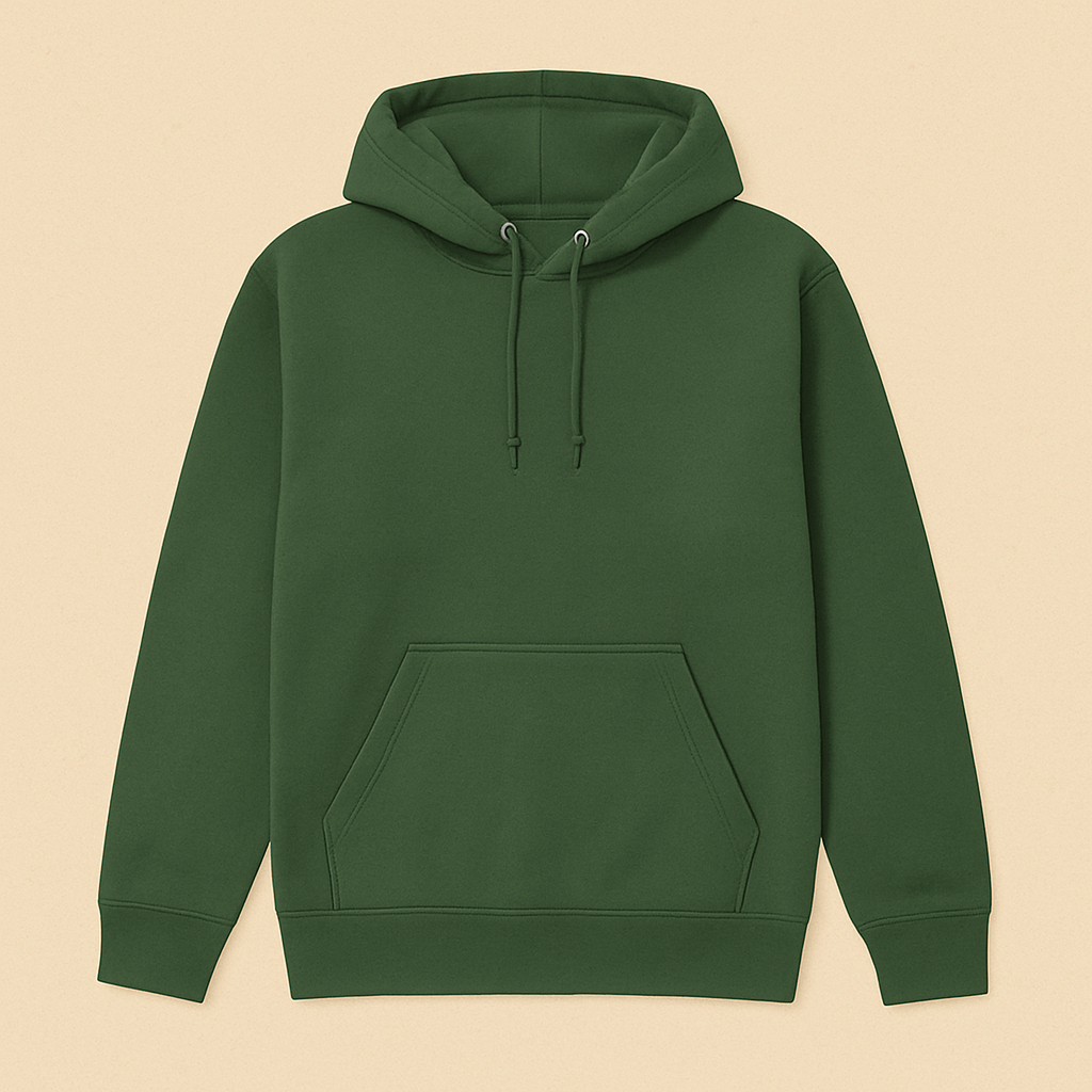 Green Hoodie Front